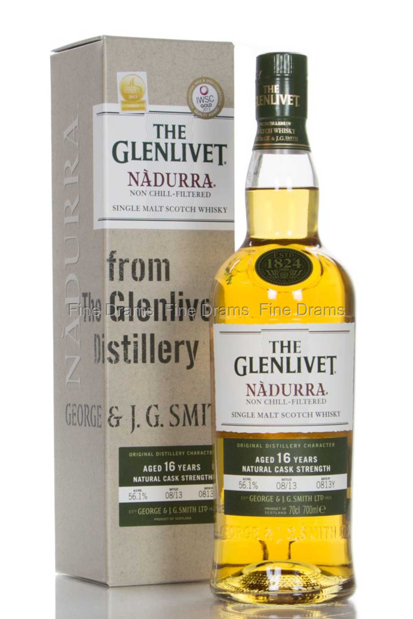 Glenlivet 16 Year Old Nadurra Whisky (Batch #0813Y) - Single Malt