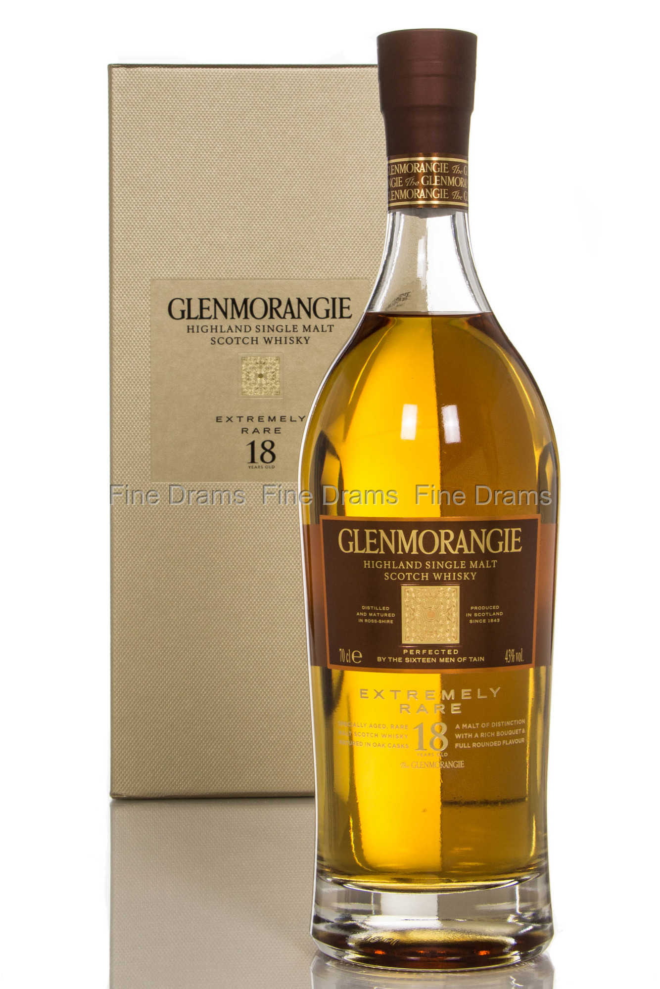 Glenmorangie 18 Year Old Extremely Rare Single Malt Whisky