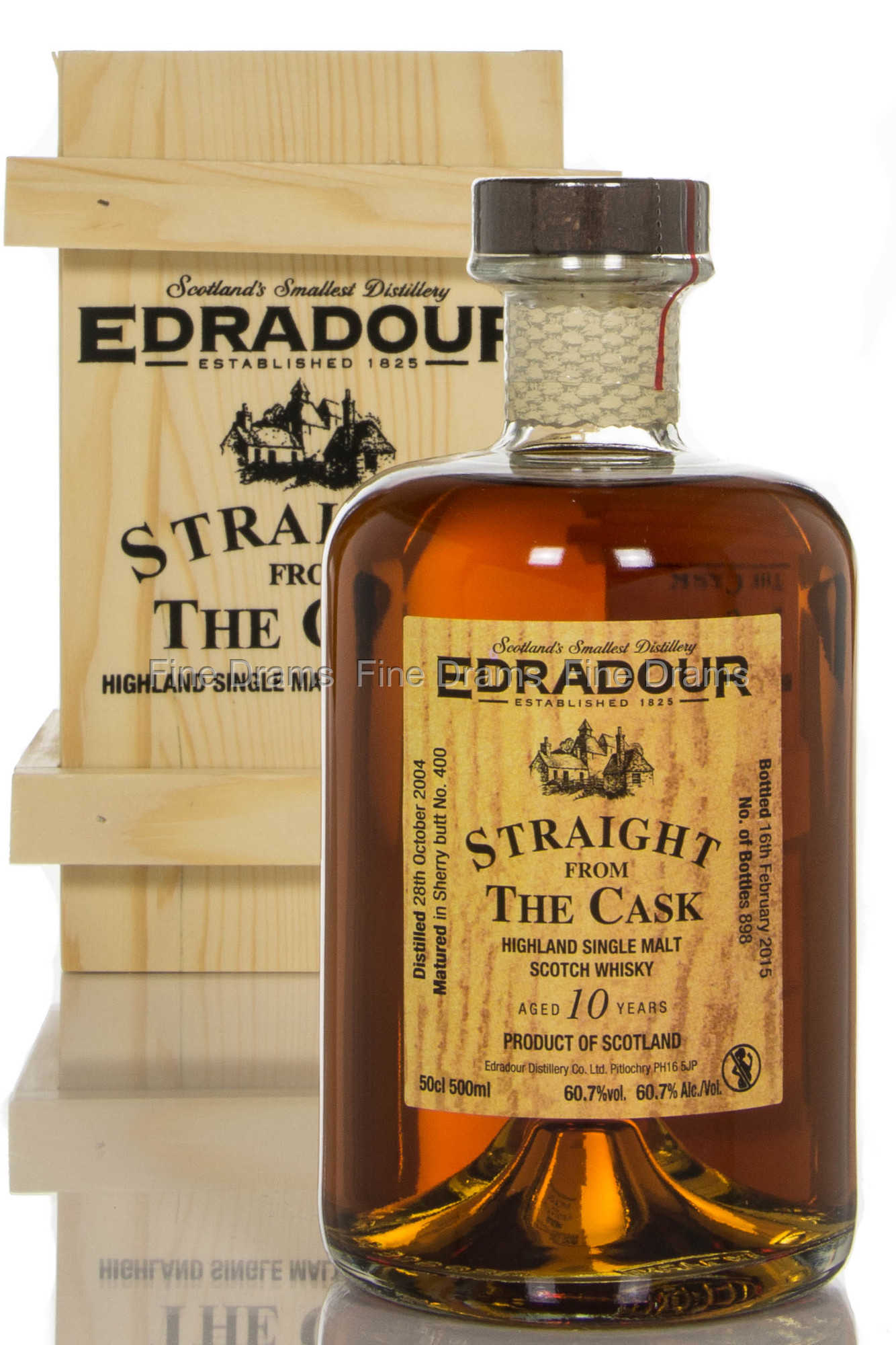 Edradour 10 Year Old 2004 Sherry Cask Whisky - Straight From The Cask