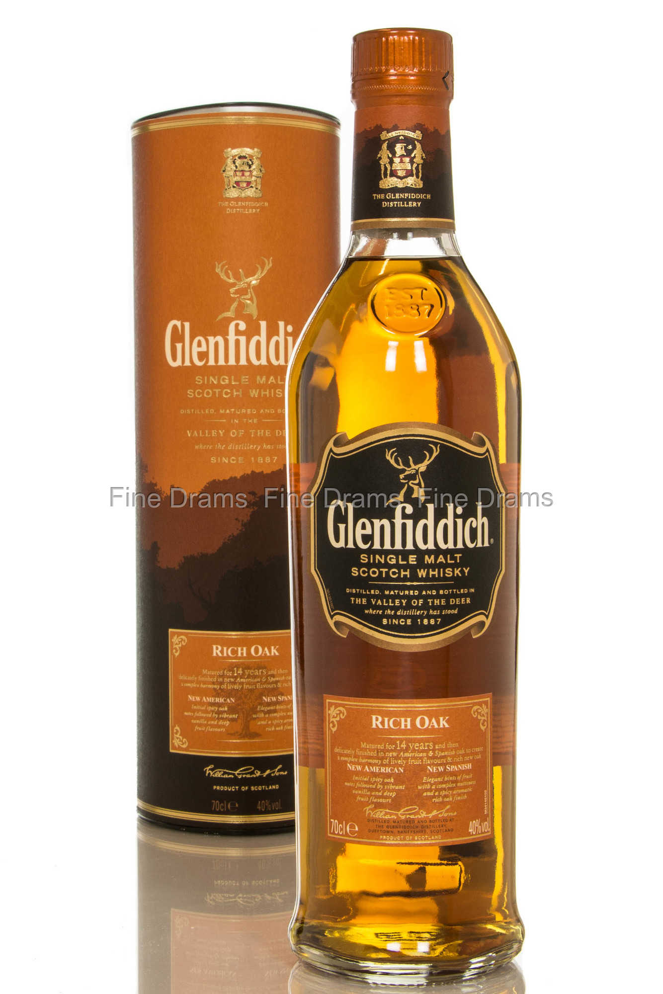 Glenfiddich 14 Year Old Rich Oak Scotch Single Malt Whisky