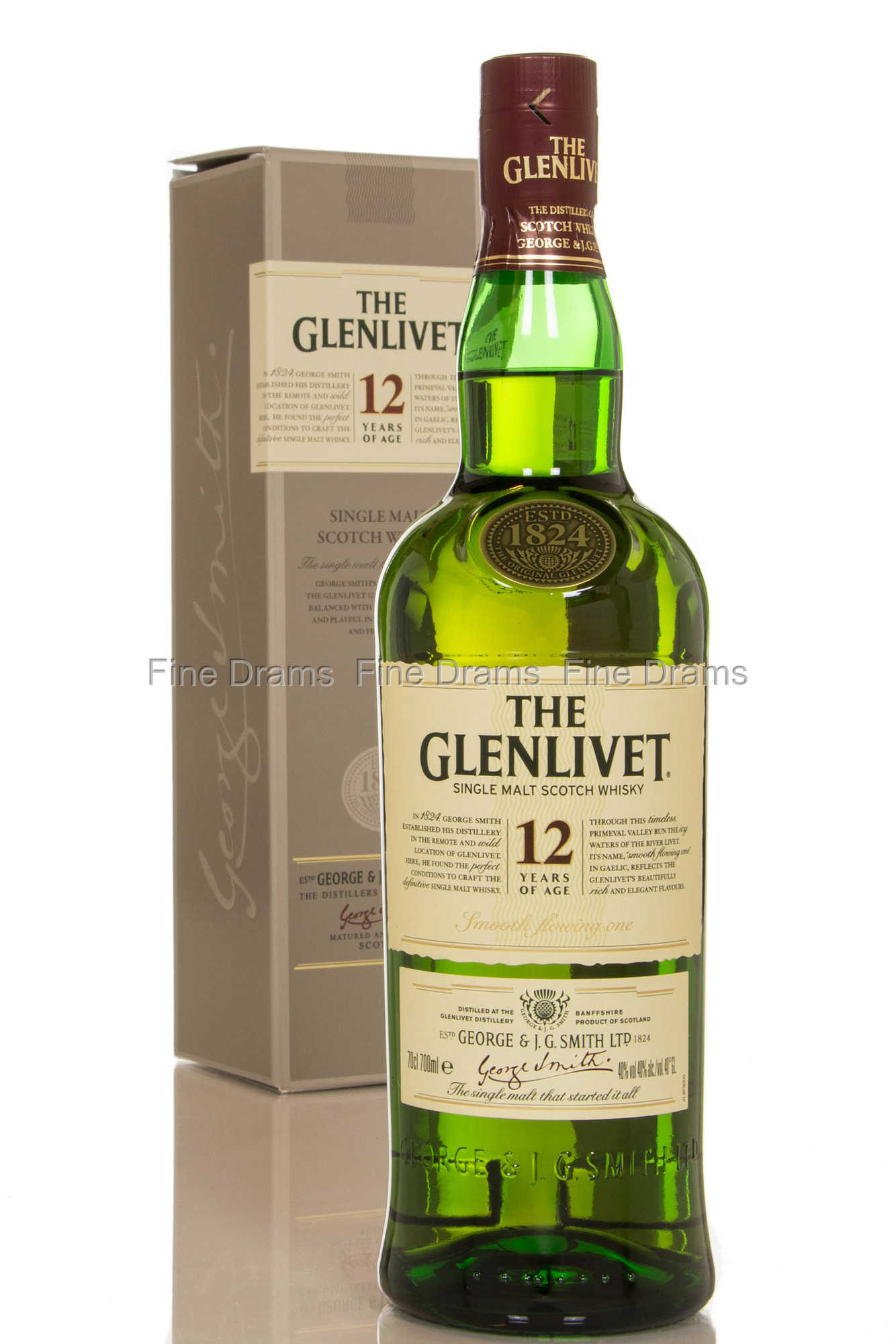 Glenlivet 12 Year Old 1 Liter Scotch Single Malt Whisky