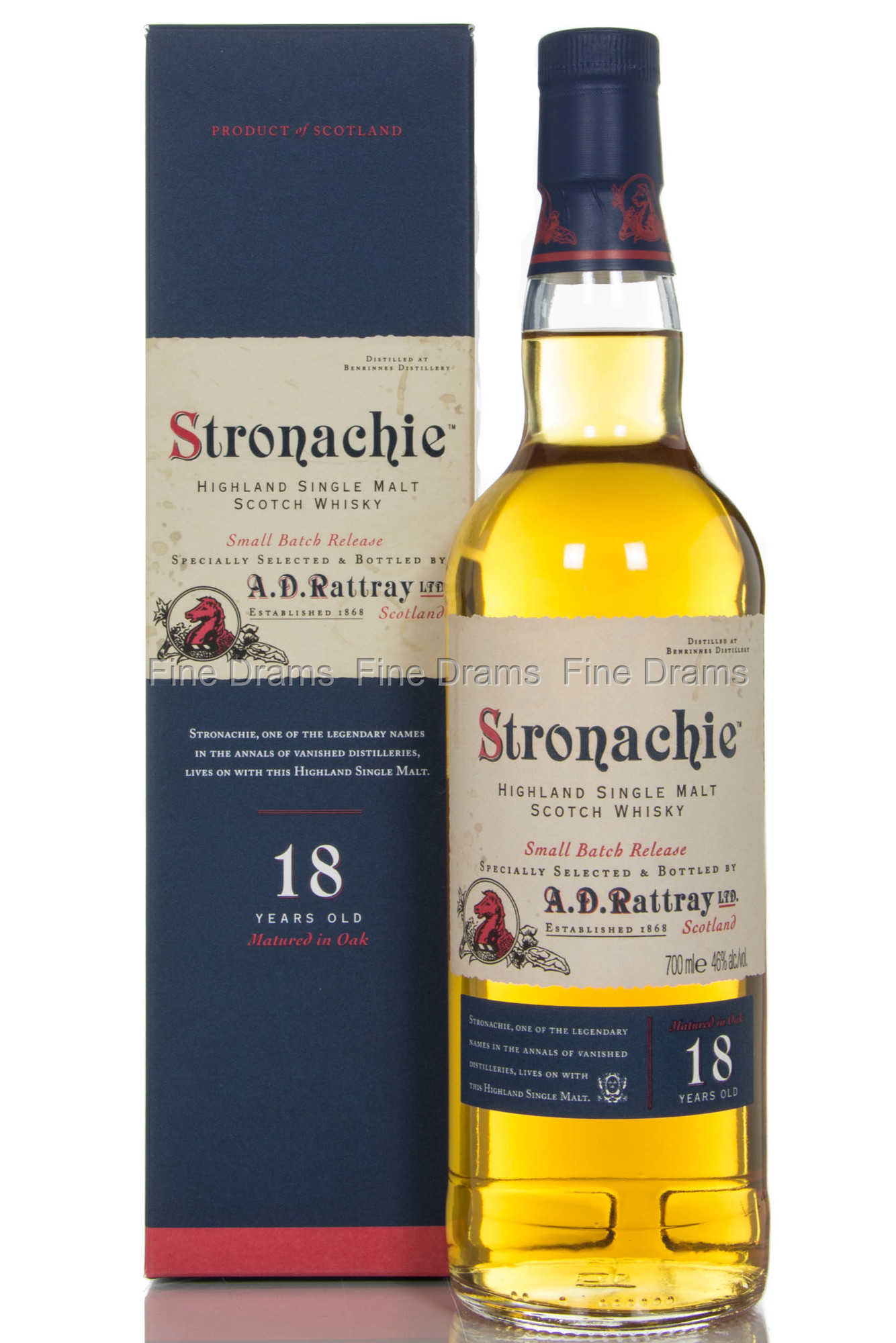 Stronachie 18 Year Old Scotch Single Malt Whisky   Stronachie 18 Year Old Whisky 