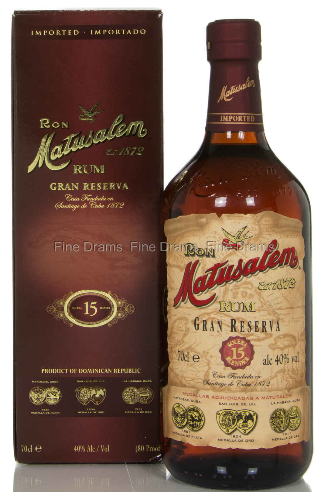 Matusalem Gran Reserva 15 Años Rum - Buy & Rate RX13