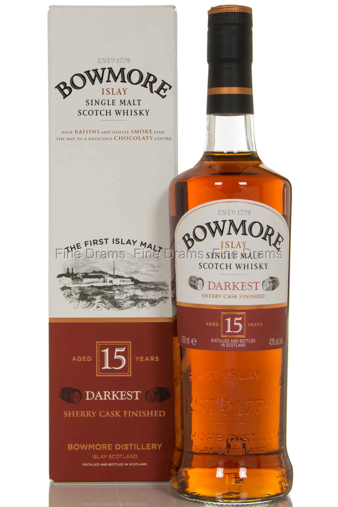Buy Bowmore 15 Year Old Darkest Scotch Whisky Online | The 