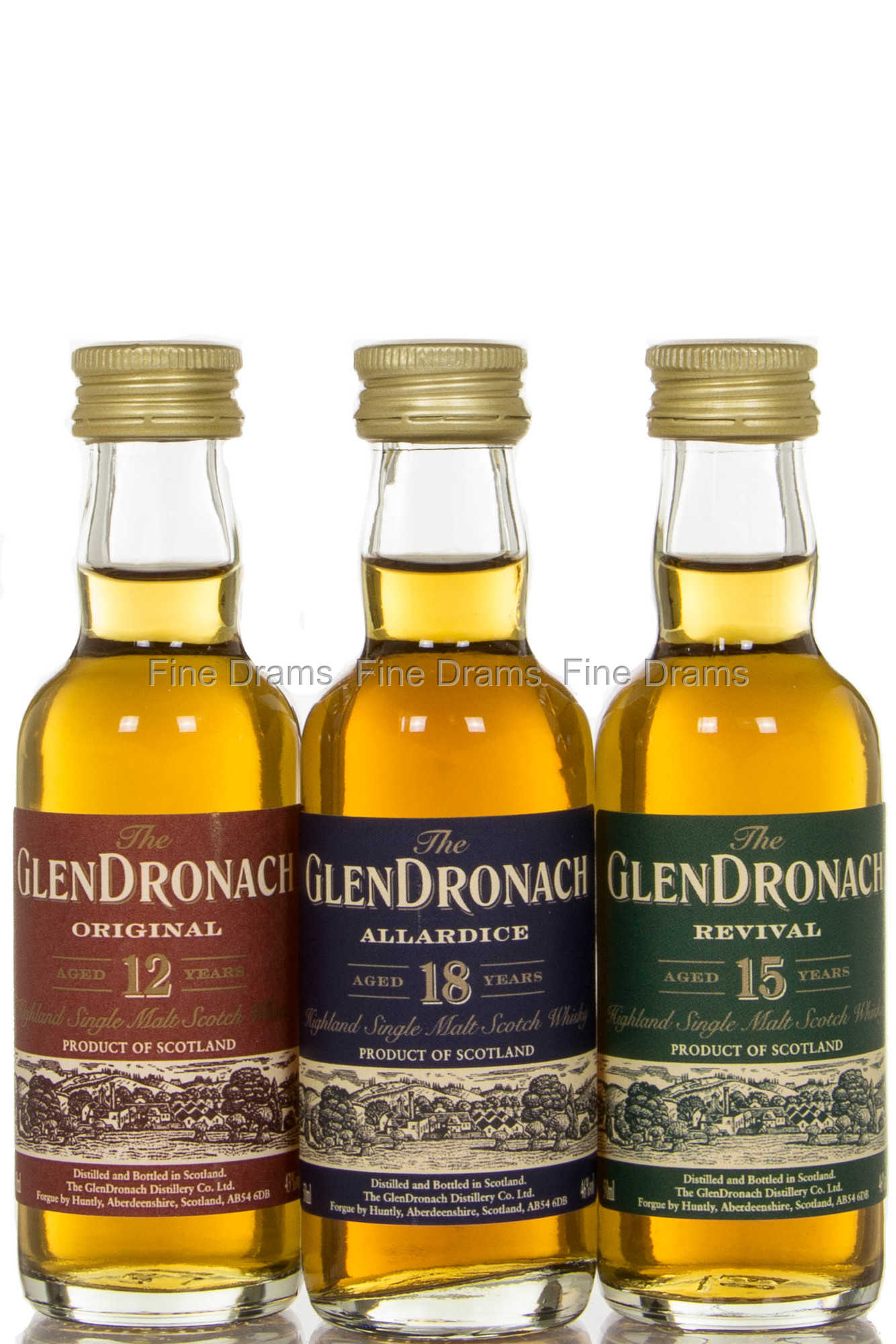 Glendronach Mini Set 3 x 5 cl Scotch Single Malt Whisky
