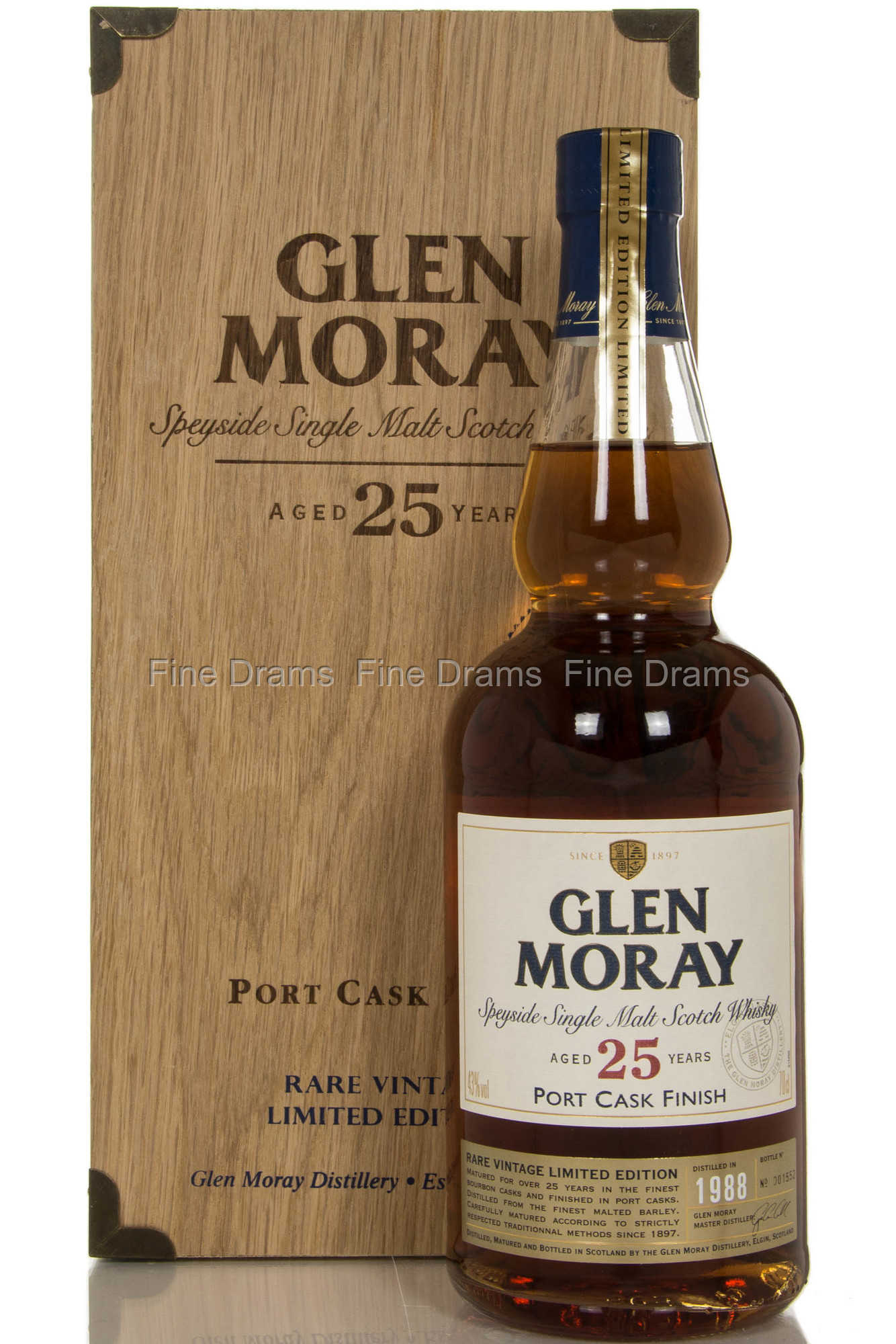 Glen Moray 25 Year Old Scotch Single Malt Whisky