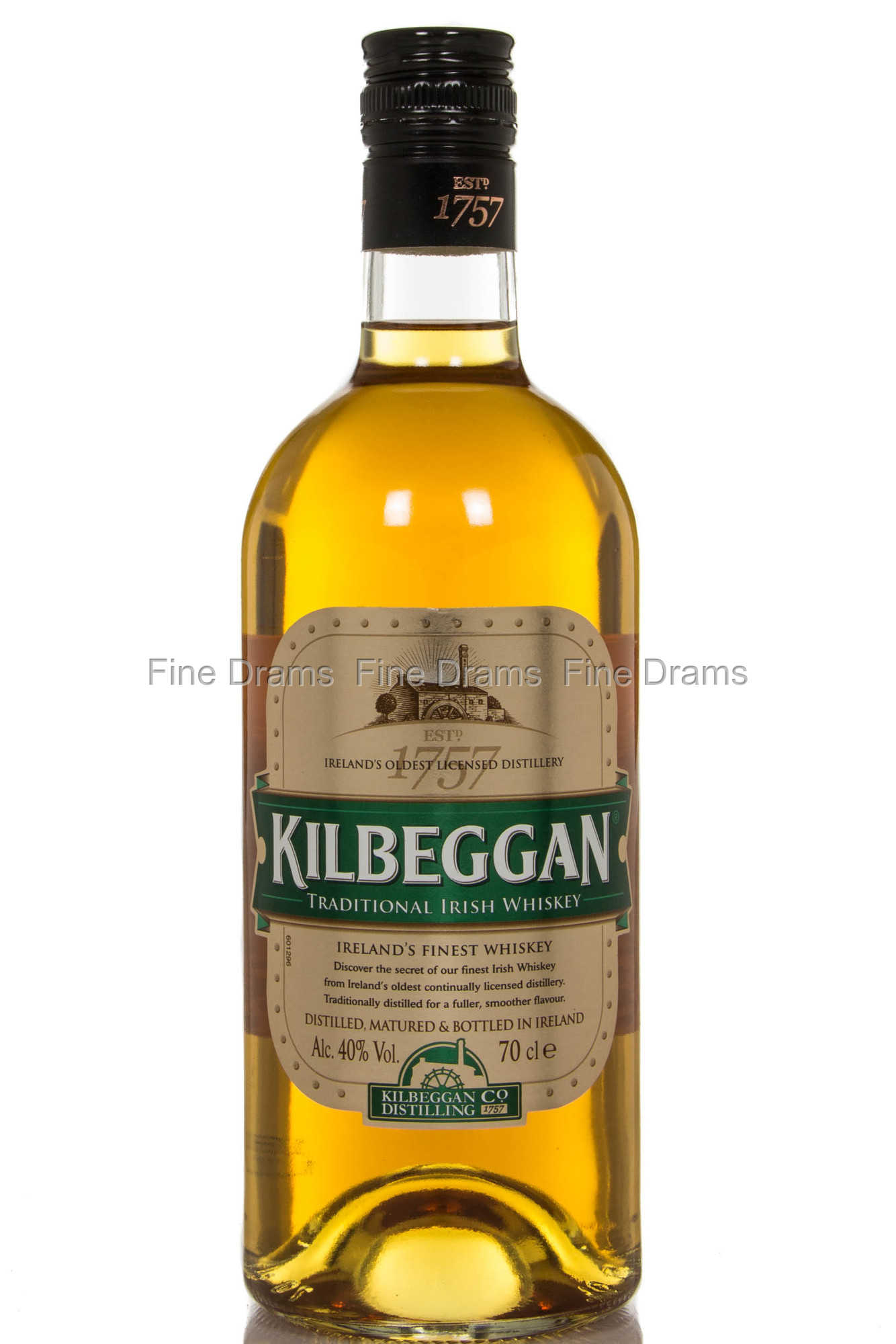 Irish Blended Kilbeggan Whiskey Whiskey Irish