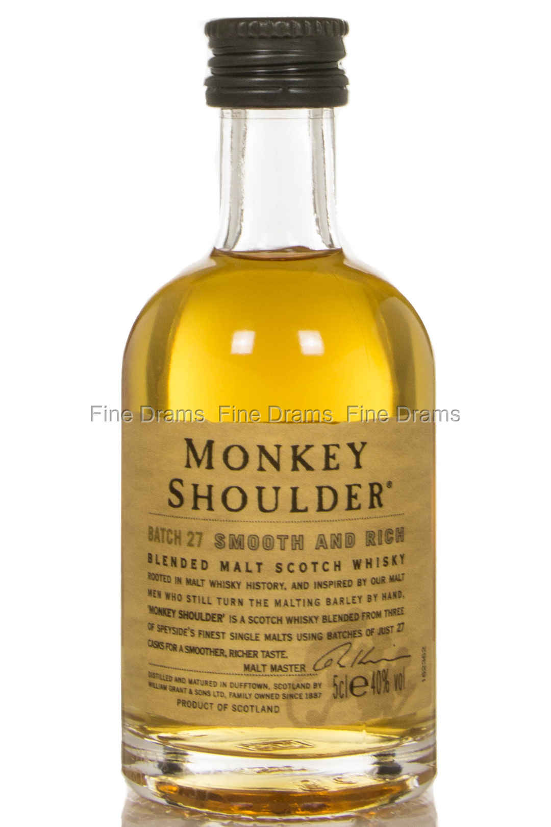 Monkey Shoulder Blended Malt Miniature Scotch Blended Malt Whisky