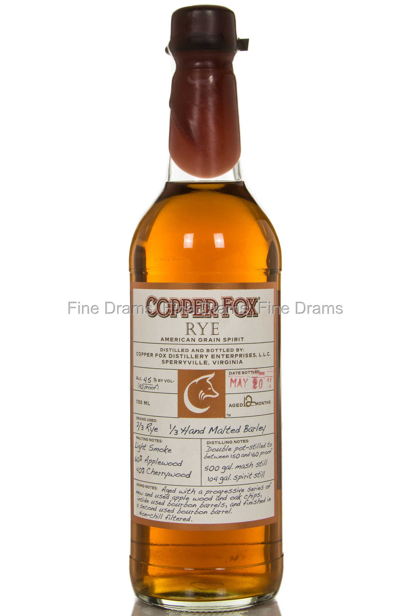 Copperfox Rye American Rye Whiskey