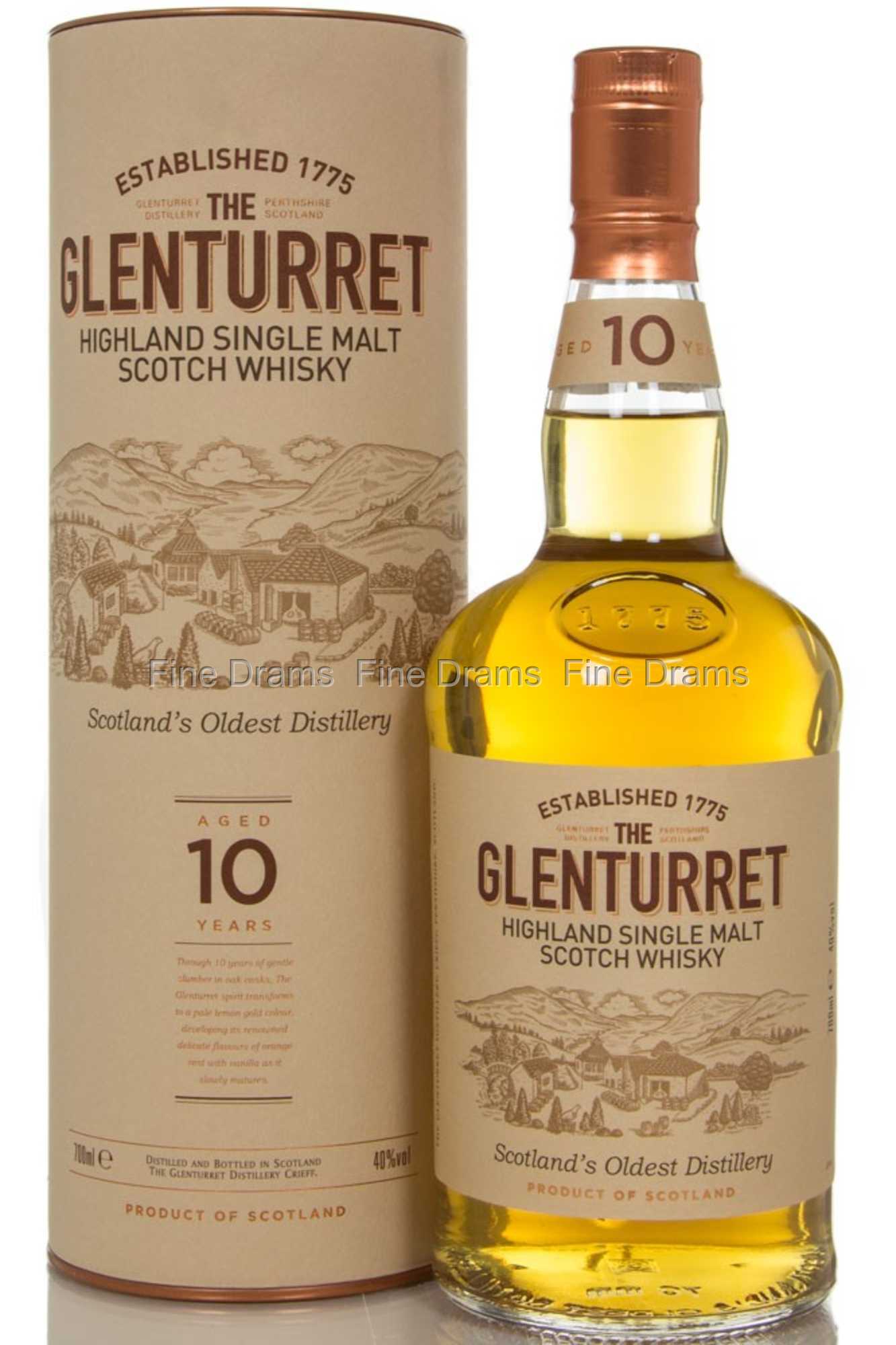 Glenturret 10 Year Old Whisky