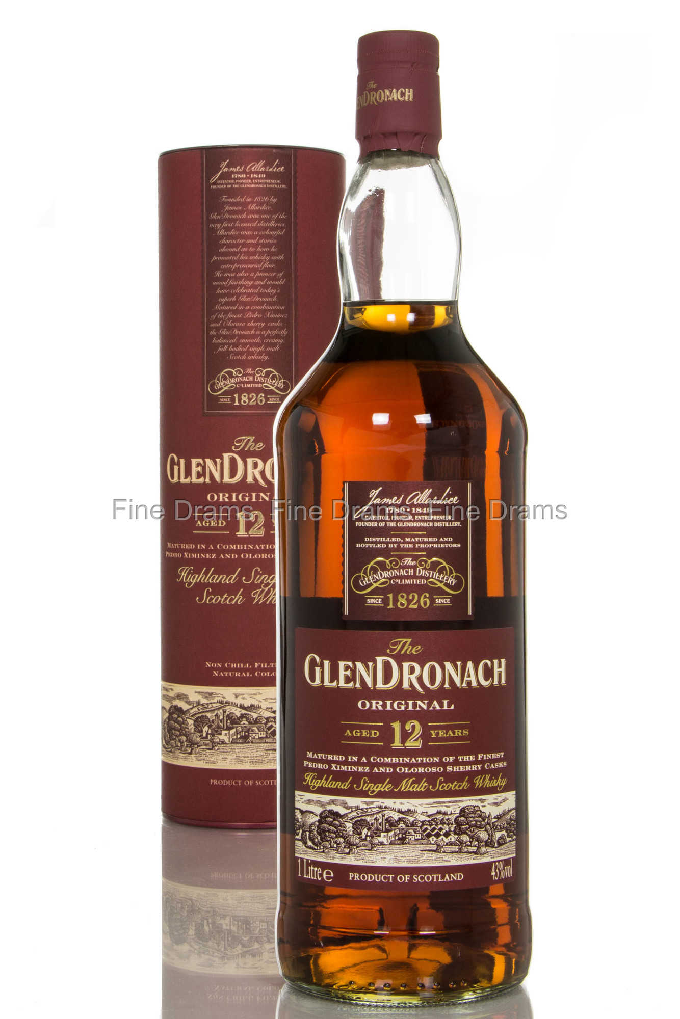 Glendronach 12 Year Old 1 Liter Scotch Whisky