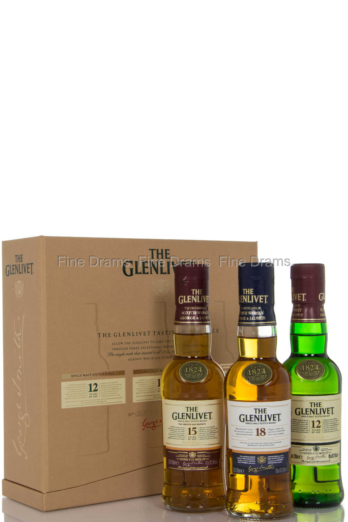 Glenlivet Gift Pack 3 x 20 cl Scotch Single Malt Whisky