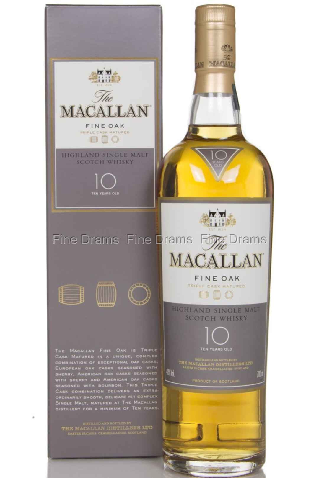 Macallan 10 Year Old Fine Oak Scotch Whisky