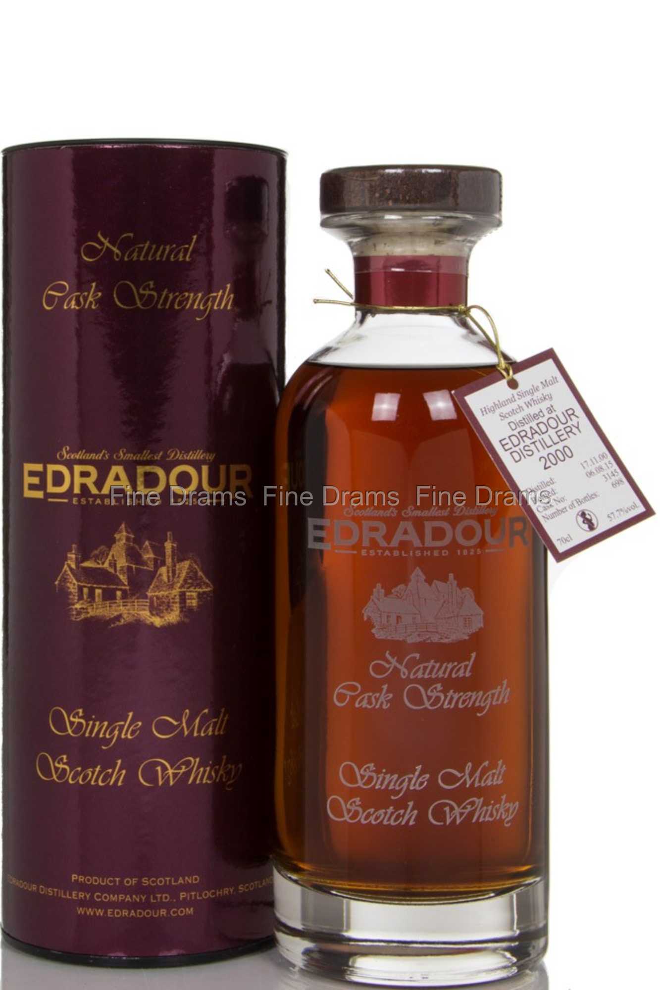 Edradour 14 Year Old 2000 Sherry (Cask no. 3145) - Ibisco Decanter