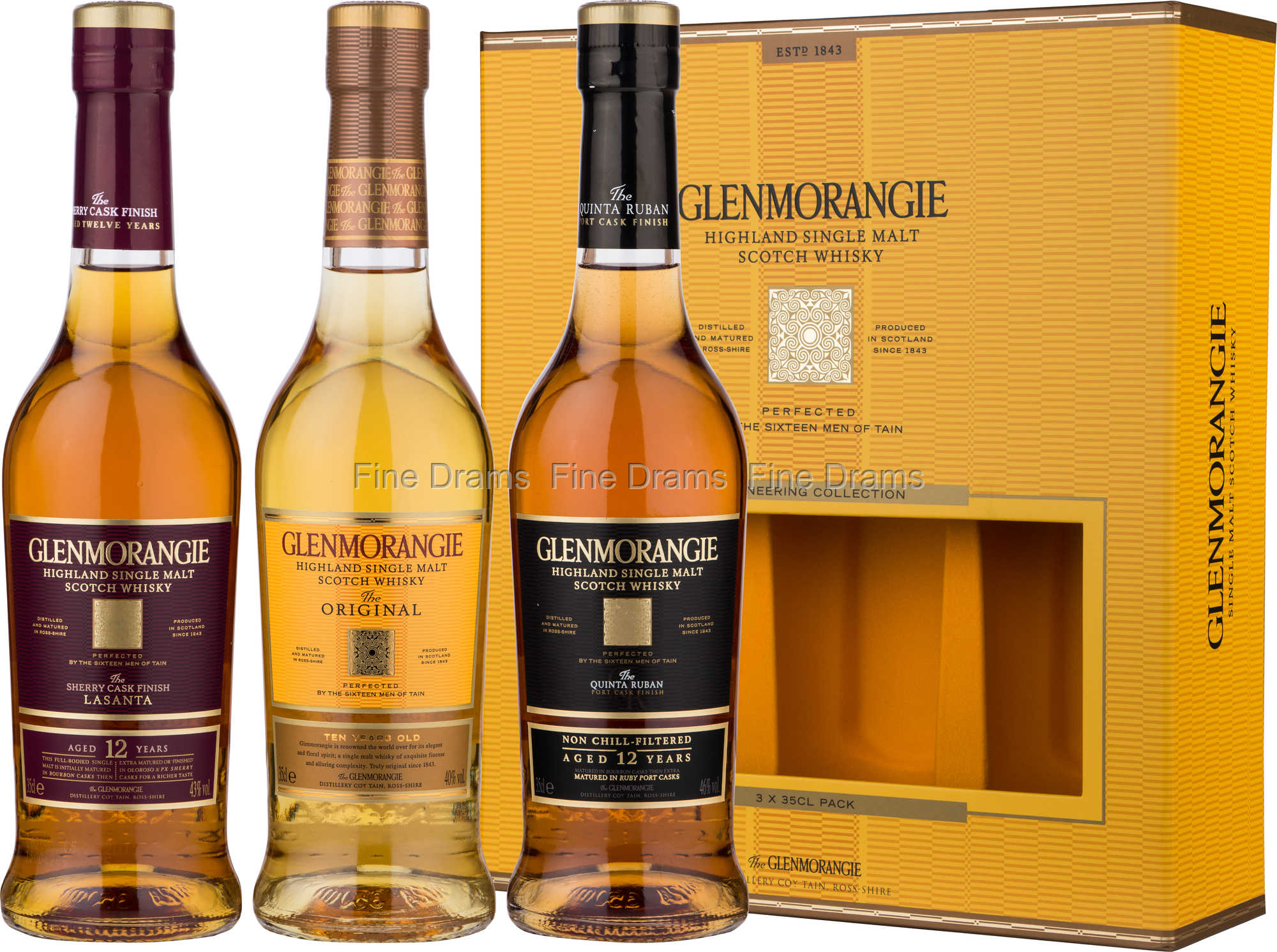 Glenmorangie Gift Pack Whisky 3 x 35 cl