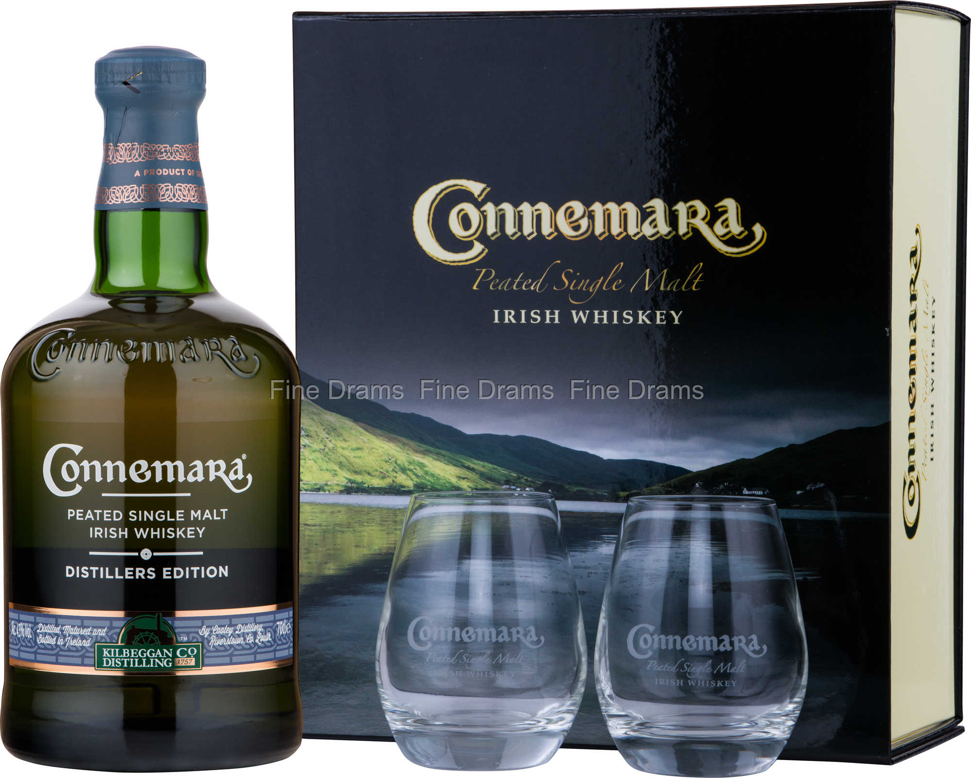 Connemara Distillers Edition Gift Pack - 2 Glasses