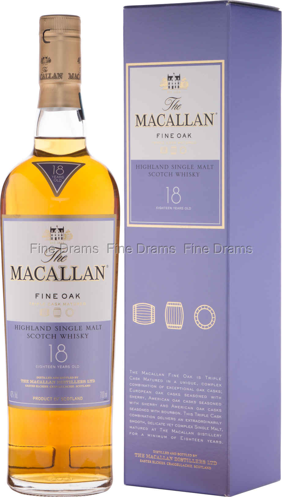 Macallan 18 Year Old Fine Oak Whisky