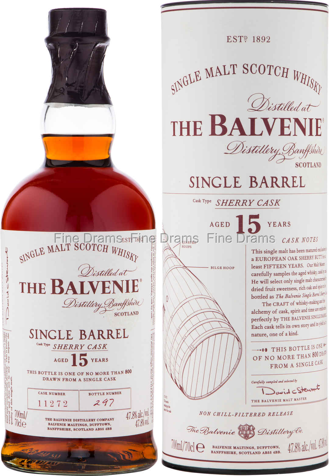 Balvenie 15 Jahre Single Barrel Sherry Cask Whisky von The Balvenie