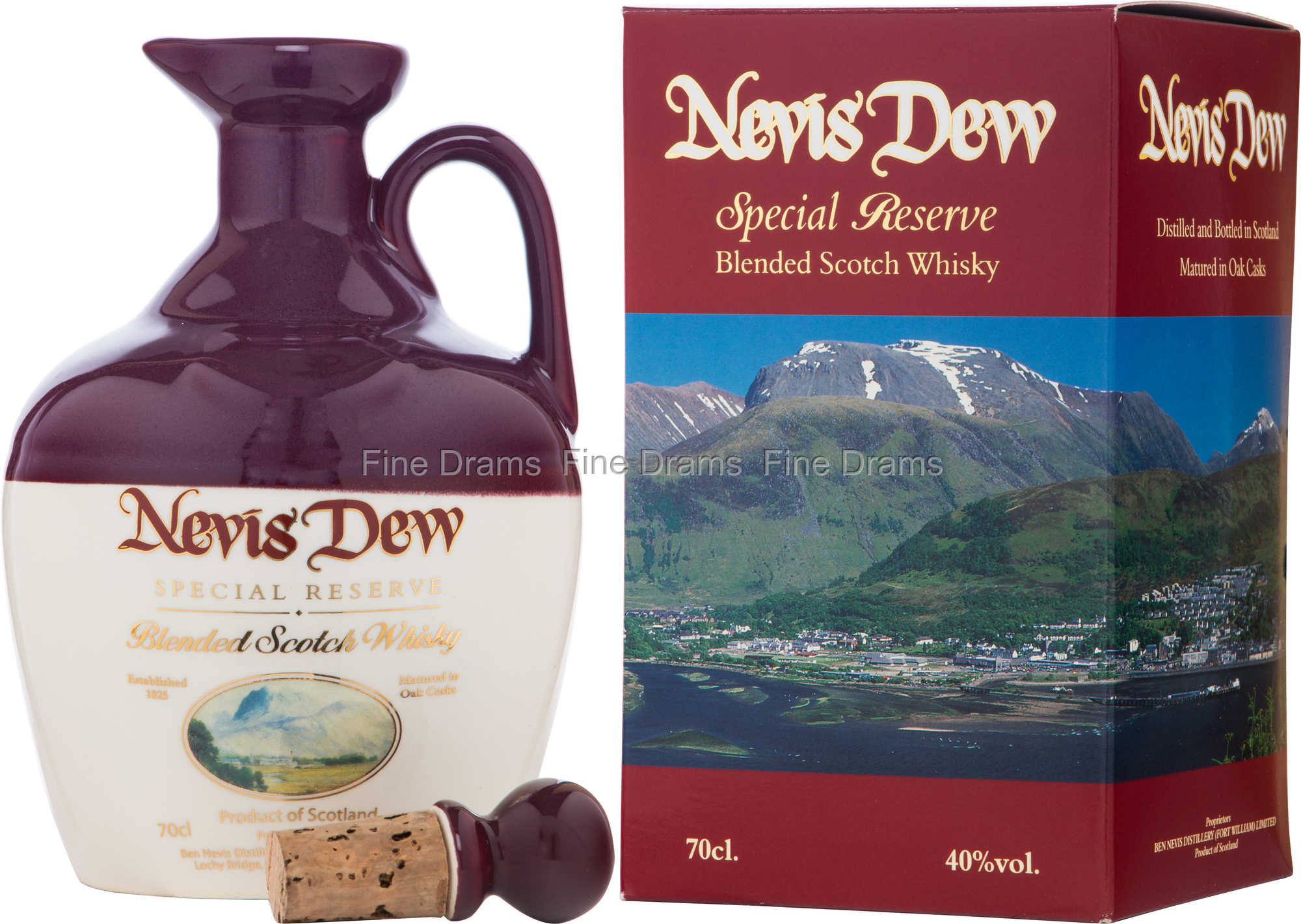 Dew Of Ben Nevis Special Reserve Ceramic Decanter Whisky