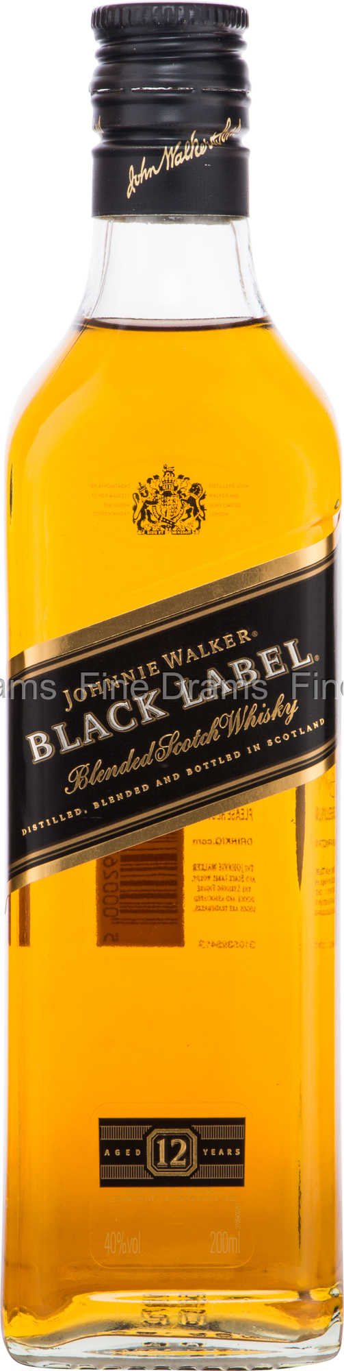 Johnnie Walker Black Label Scotch 200ml