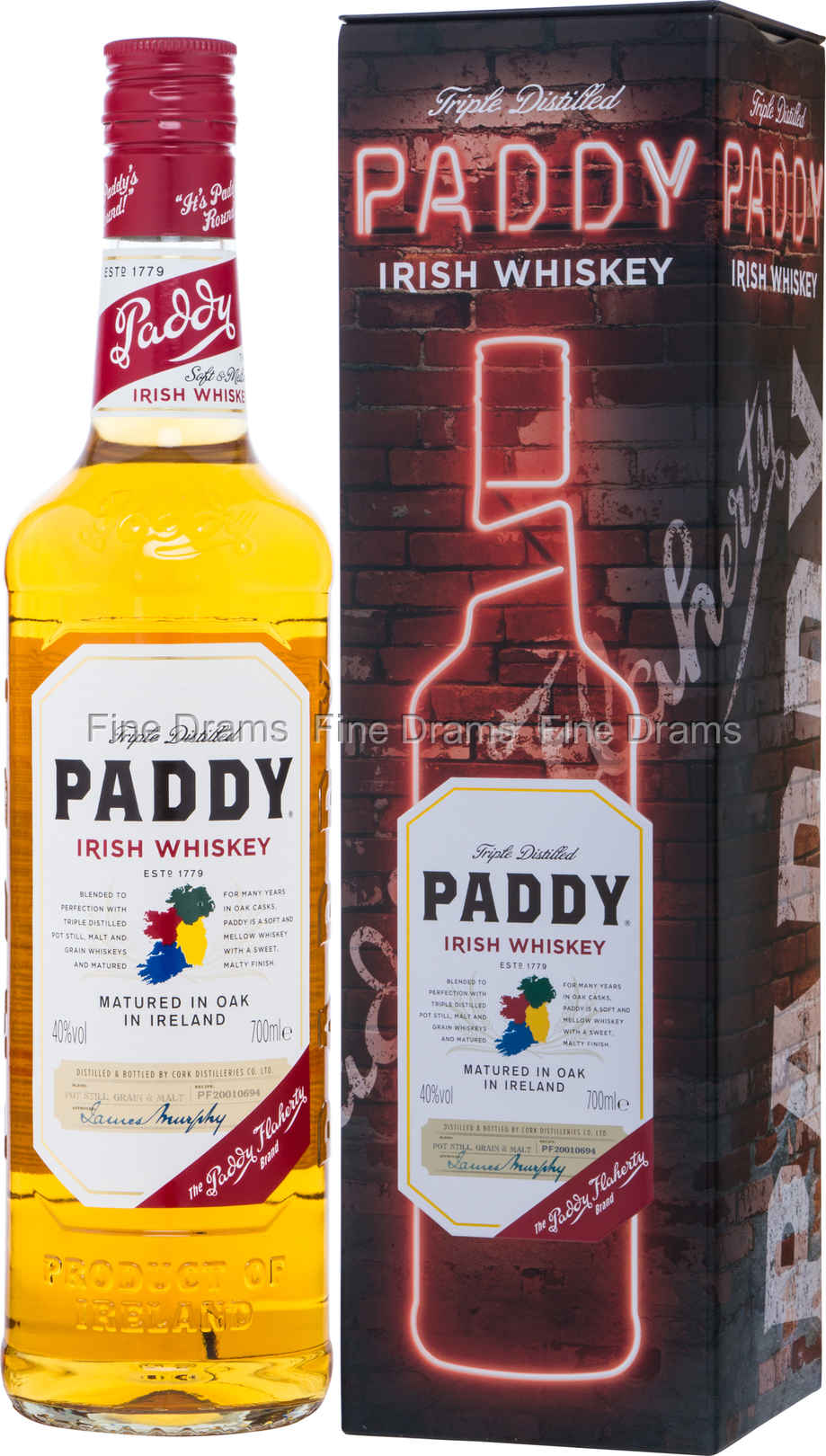 Paddy Irish Whiskey with Gift Tin