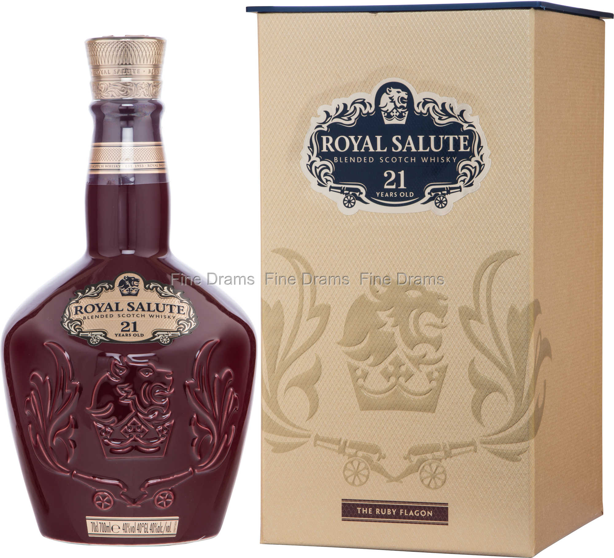 Chivas Royal Salute 21 Year Old Whisky - The Ruby Flagon