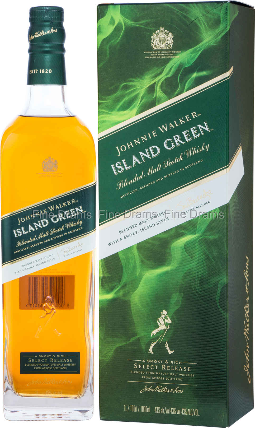 Johnnie Walker Island Green Whisky (1 Liter)