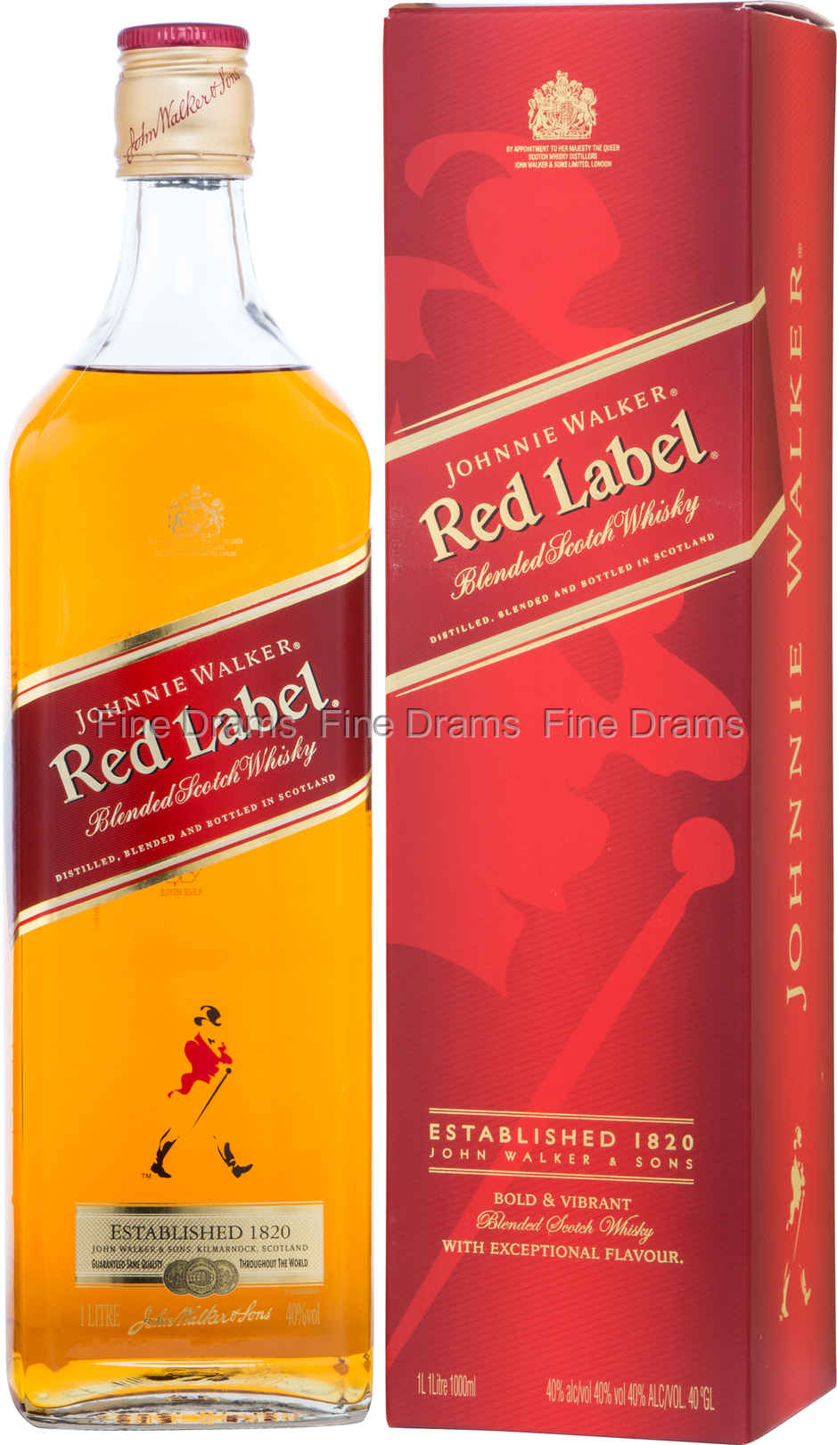 Johnnie Walker Red Label (1 Liter) 100 cl, 40%