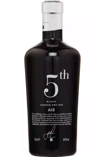 Hendrick's Gin 1 L *Empty* Dark Red / Black Opaque Embossed Glass Bottle &  Cork