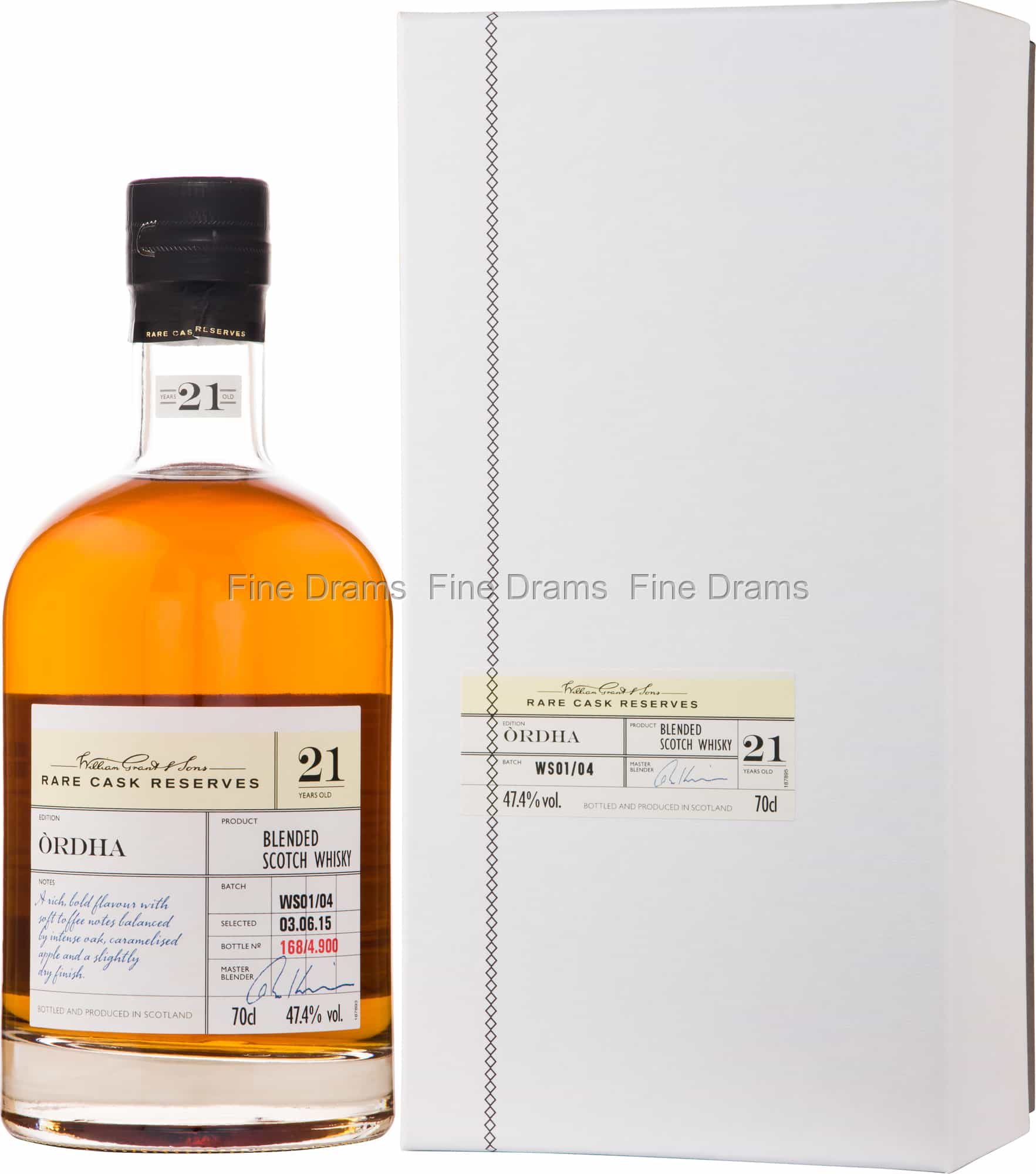Òrdha 21 Year Old Whisky - William Grant Rare Cask Reserves