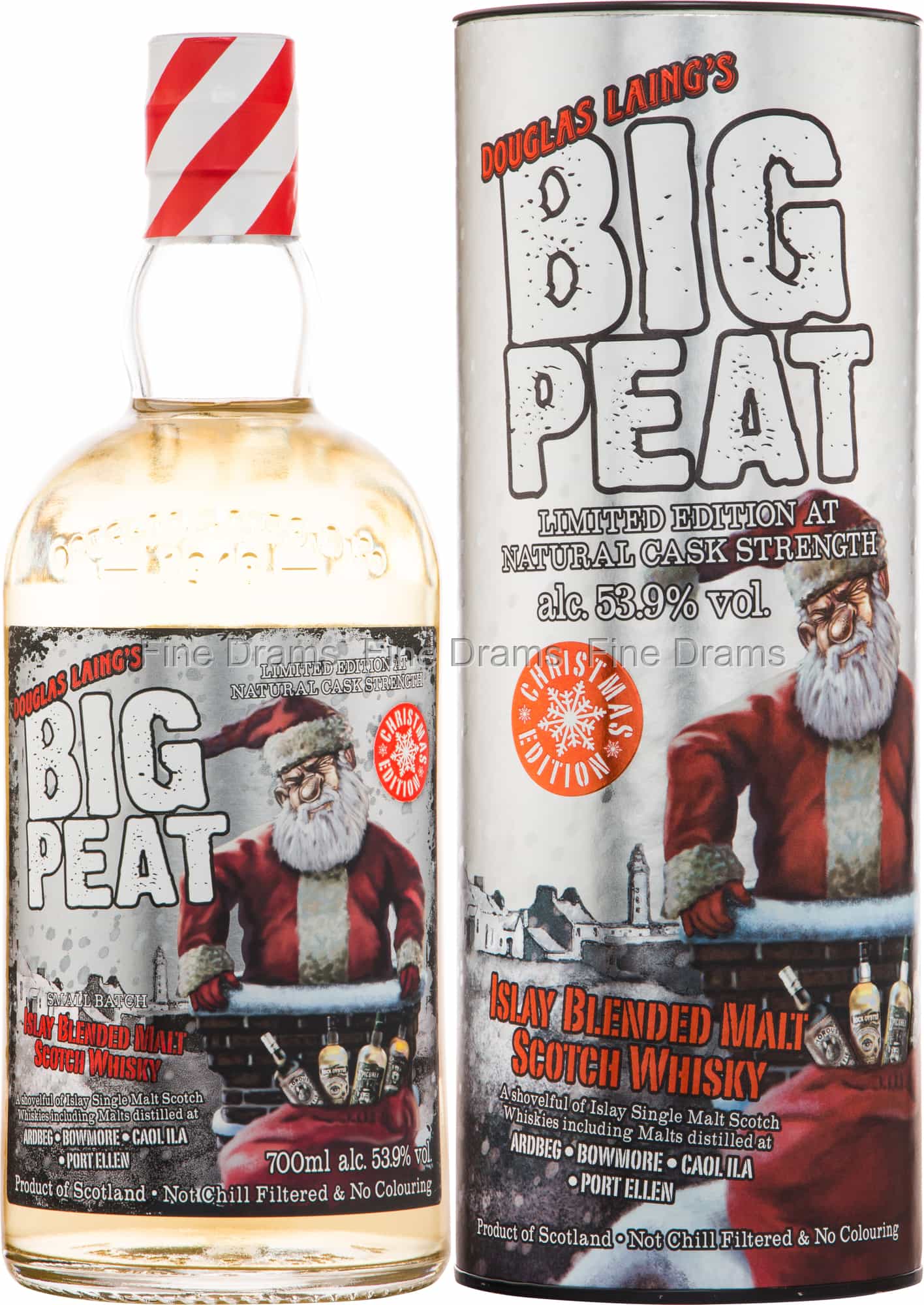 白州 18年　BIG PEATセット売り。 Big Peat Christmas 2018 Whisky