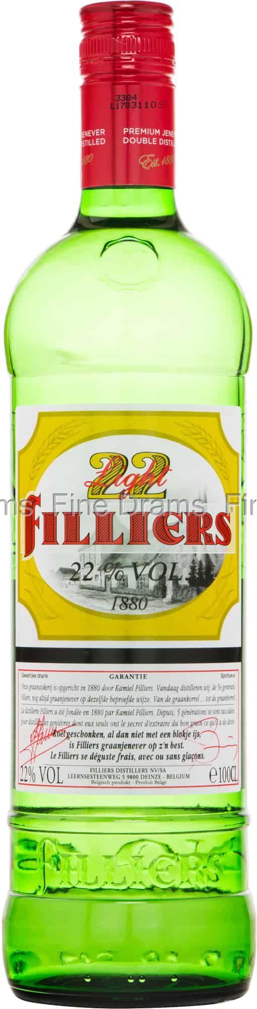 Fillers Jenever Filliers Jenever 22 Light
