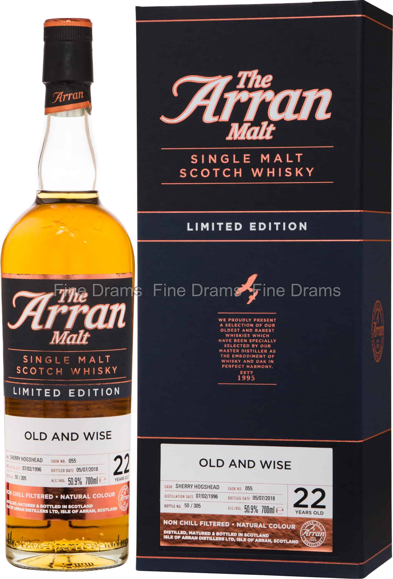 て*。様 The maltman ISLE OF ARRAN 22年 Arran 22 Year Old 1996 (Cask #055) - Old and Wise