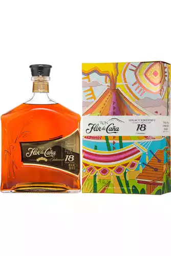 Flor de 12 Centenario Caña Rum Old Liter) Year (1