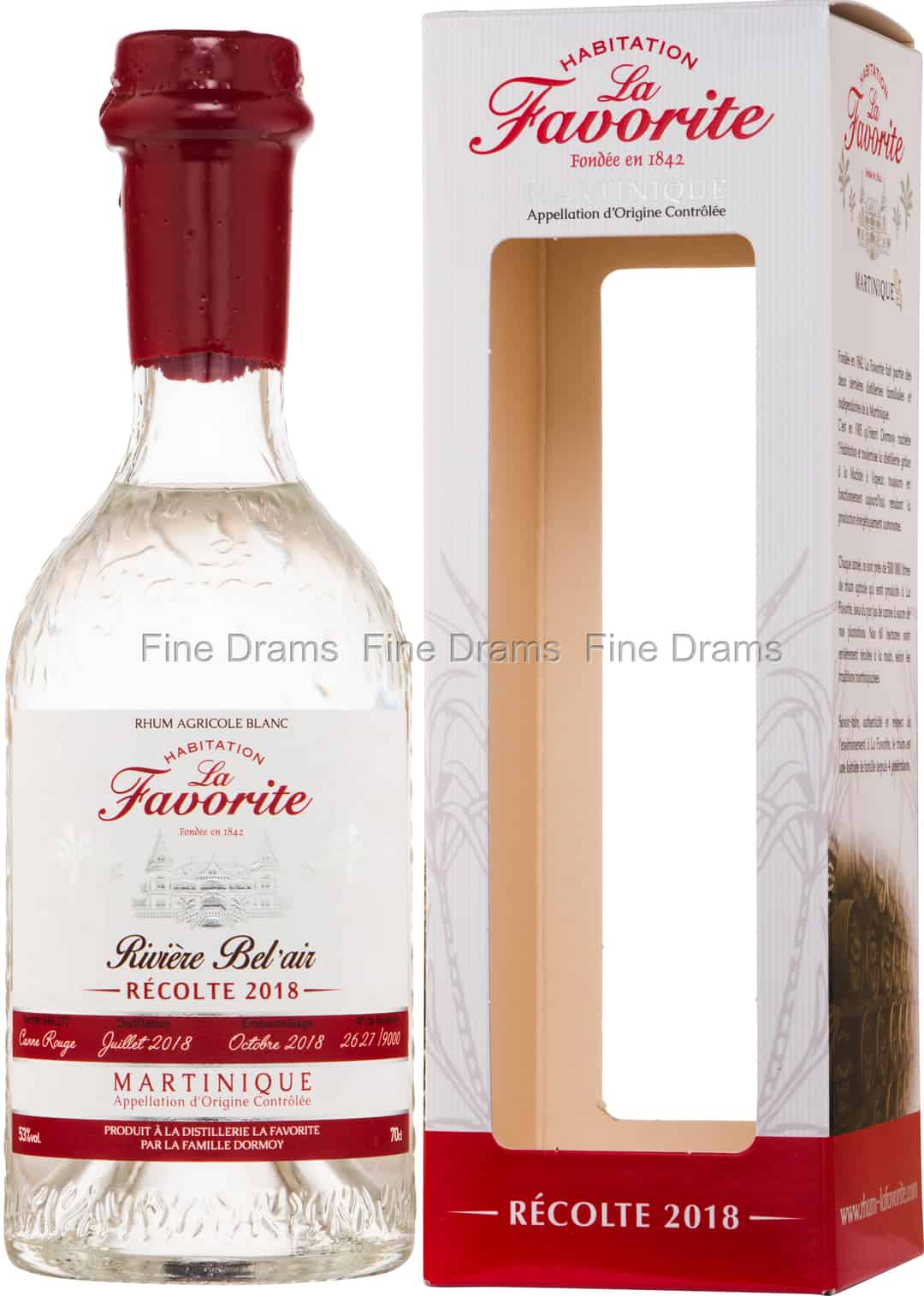 Rhum La Favorite Rivière Bel Air - 2020 - 53%