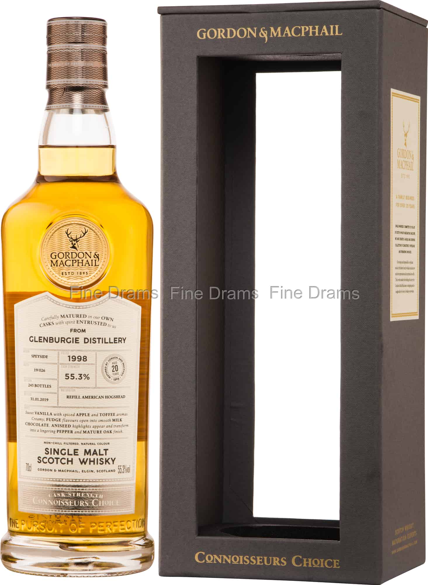 Glenburgie 20 Year Old 1998 - Connoisseurs Choice (Gordon & MacPhail)