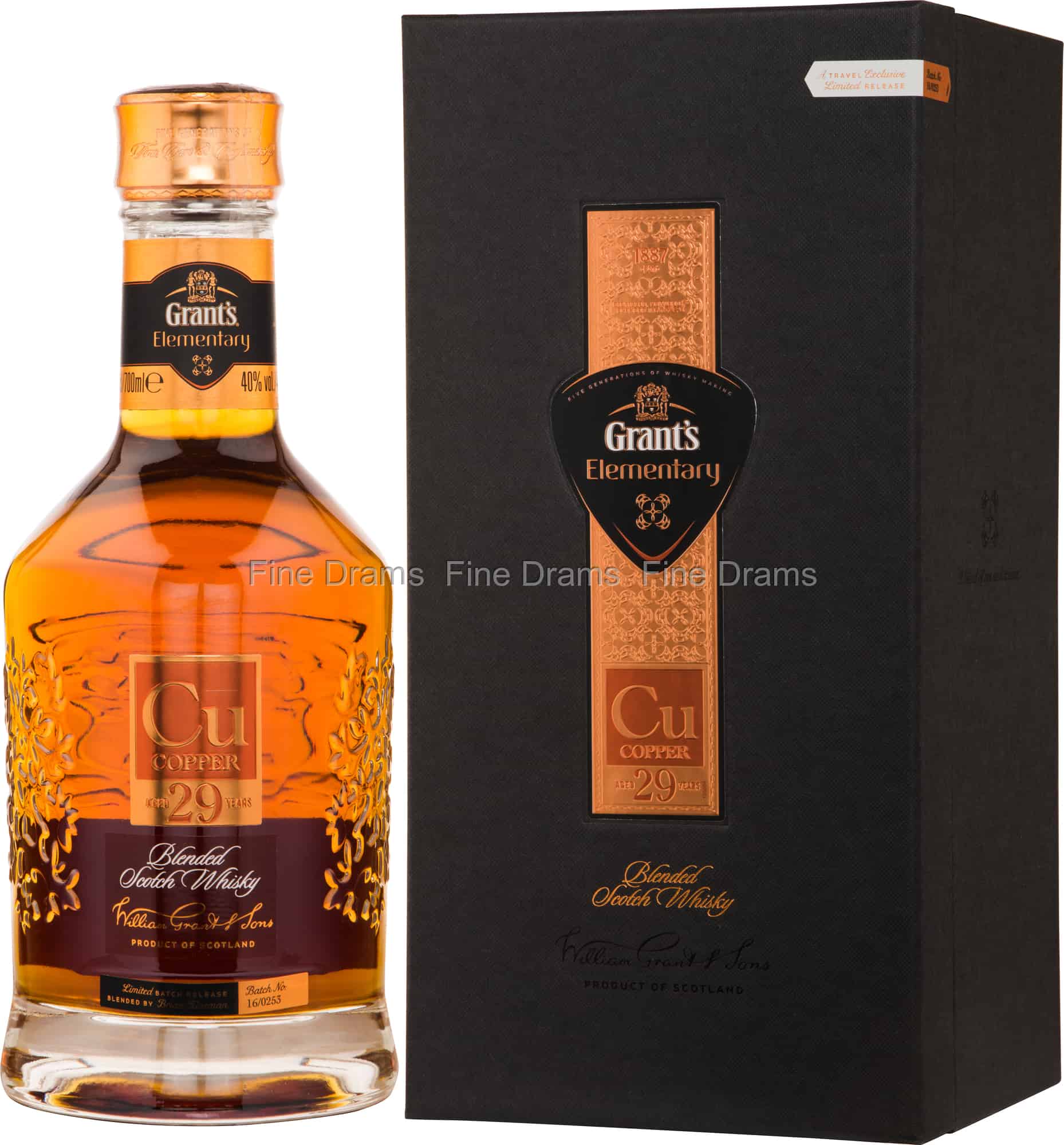 Grant's Elementary Copper 29 Year Old Whisky