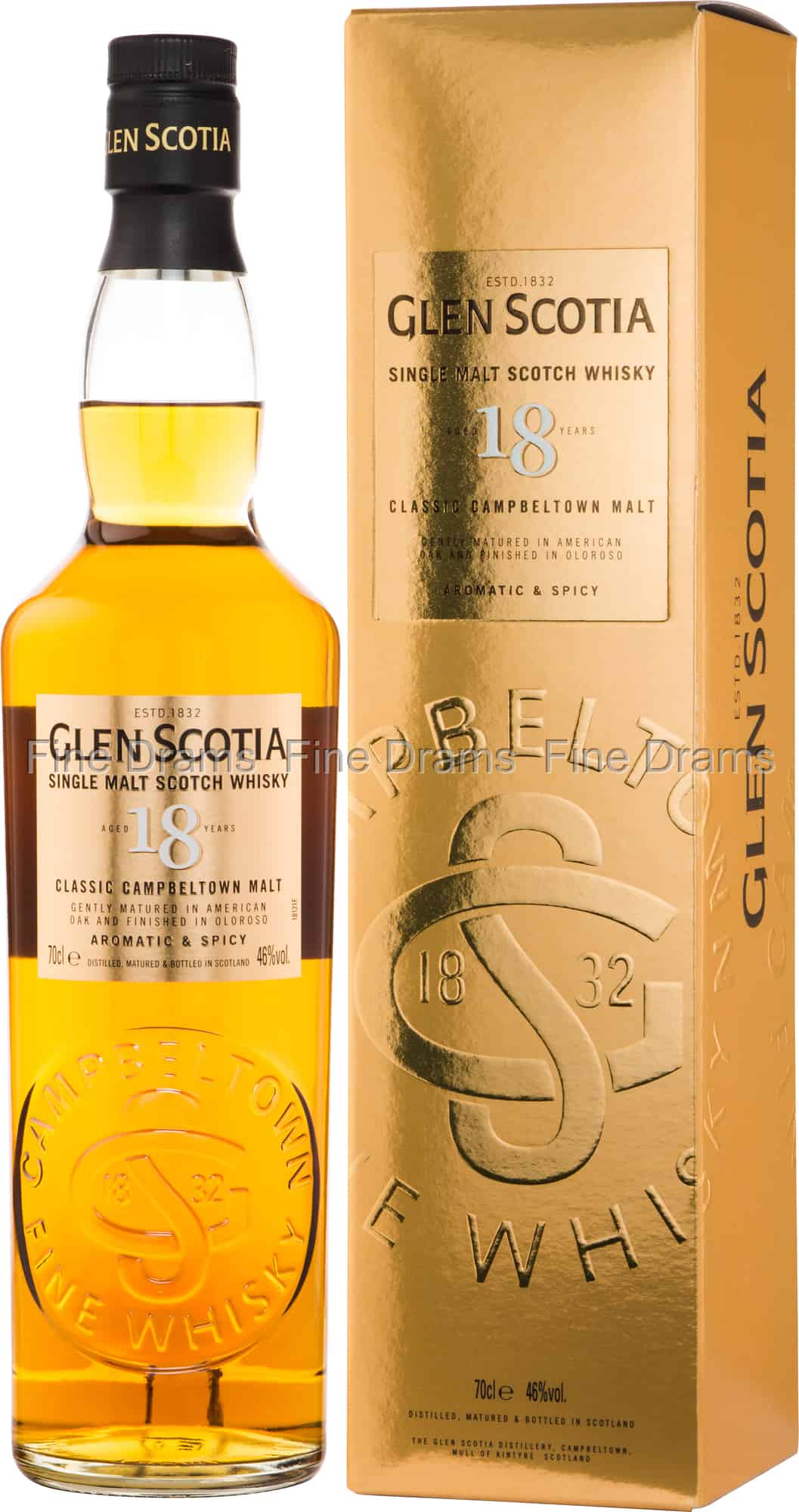 Glen Scotia 18 Year Old Scotch Single Malt Whisky