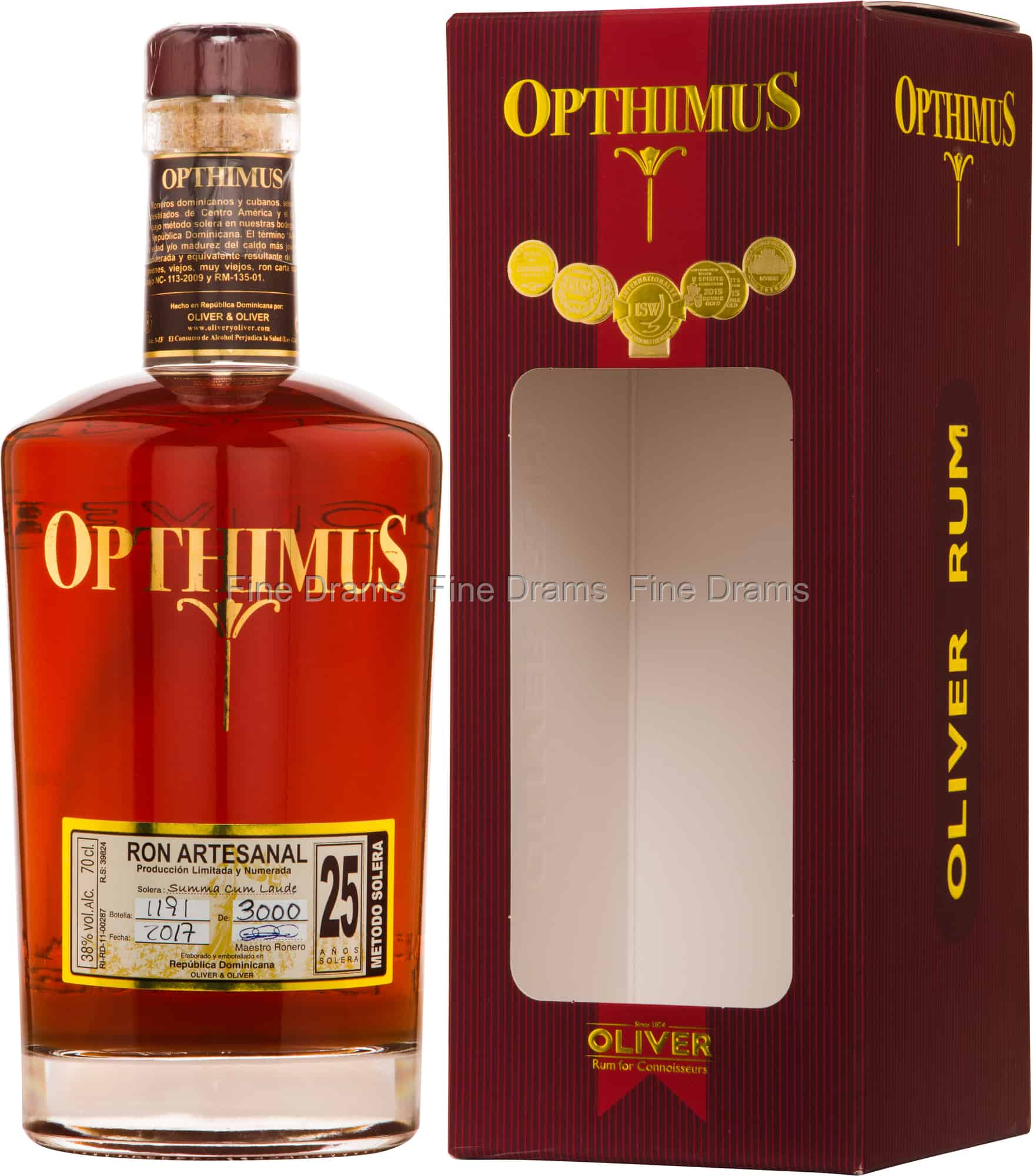 Opthimus 25 Year Old Solera Rum 6355