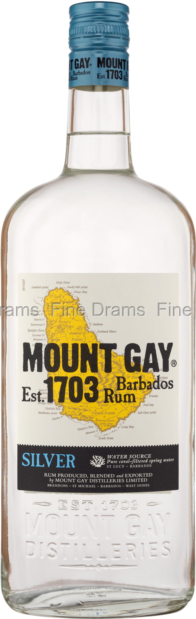 Mount Gay Silver Rum (1 Liter)