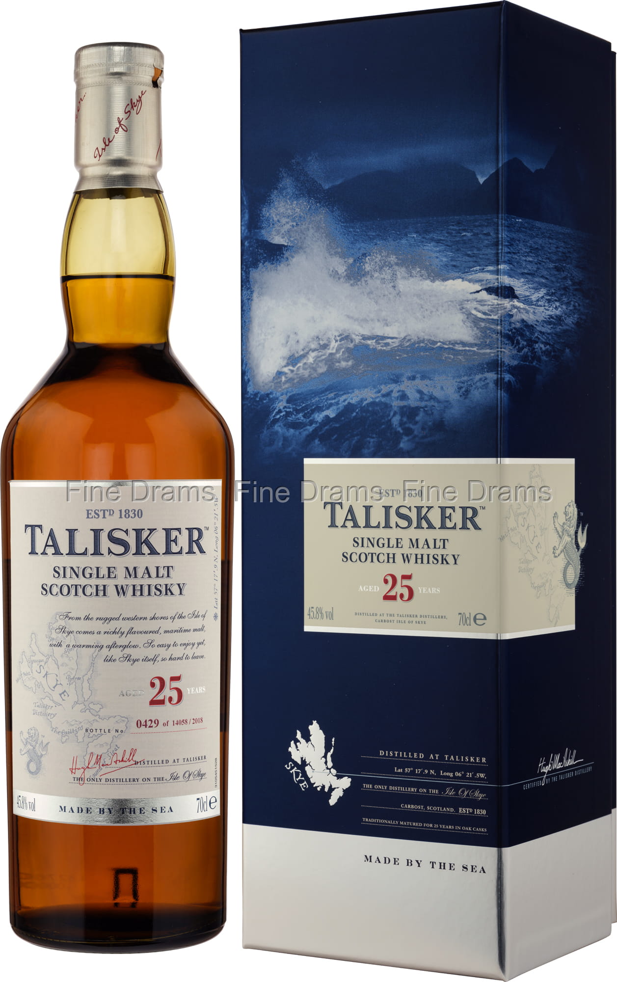 Talisker 25 Year Old Whisky (Bottled 2018)