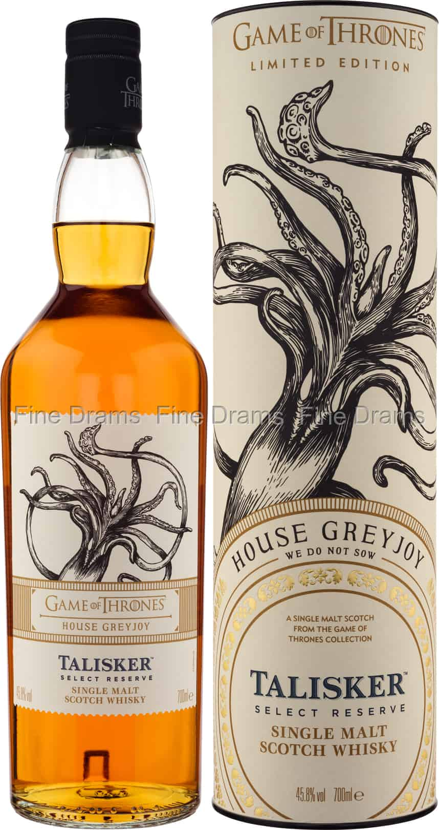 Talisker Select Reserve Game Of Thrones House Greyjoy Whisky