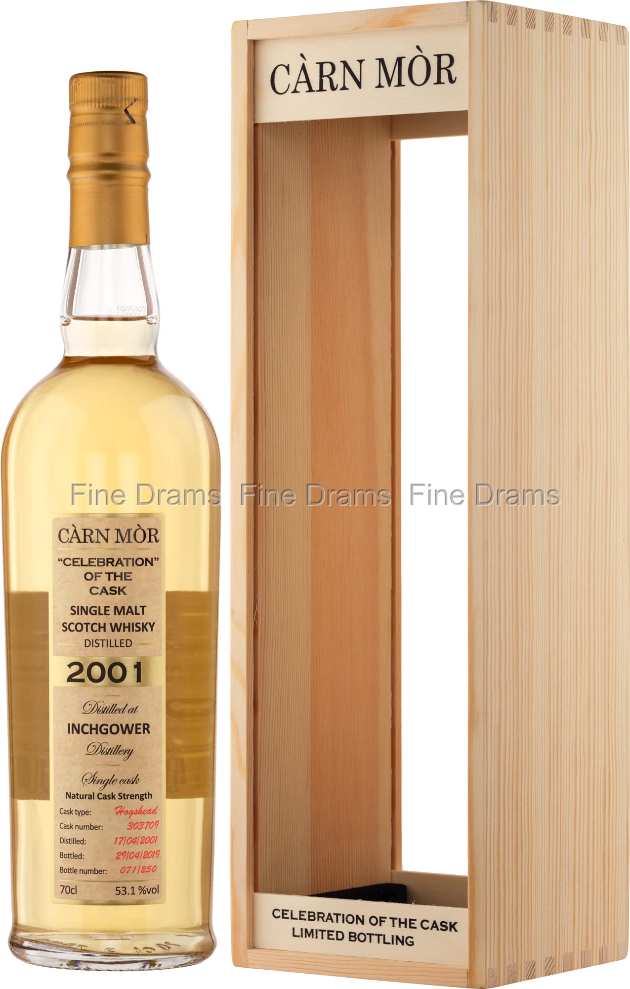 Inchgower 18 Year Old 2001 (Cask #303709) - Càrn Mòr Celebration