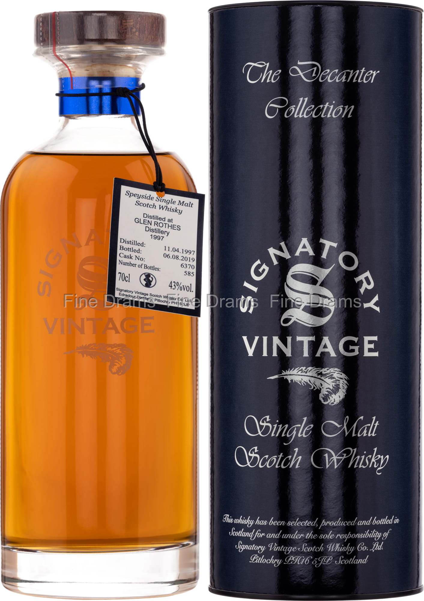 ウイスキー SIGNATORY VINTAGE 1997 GLEN ROTHES 23YO Signatory Vintage 1997 Glen Rothes Aged 23 Years Single Malt