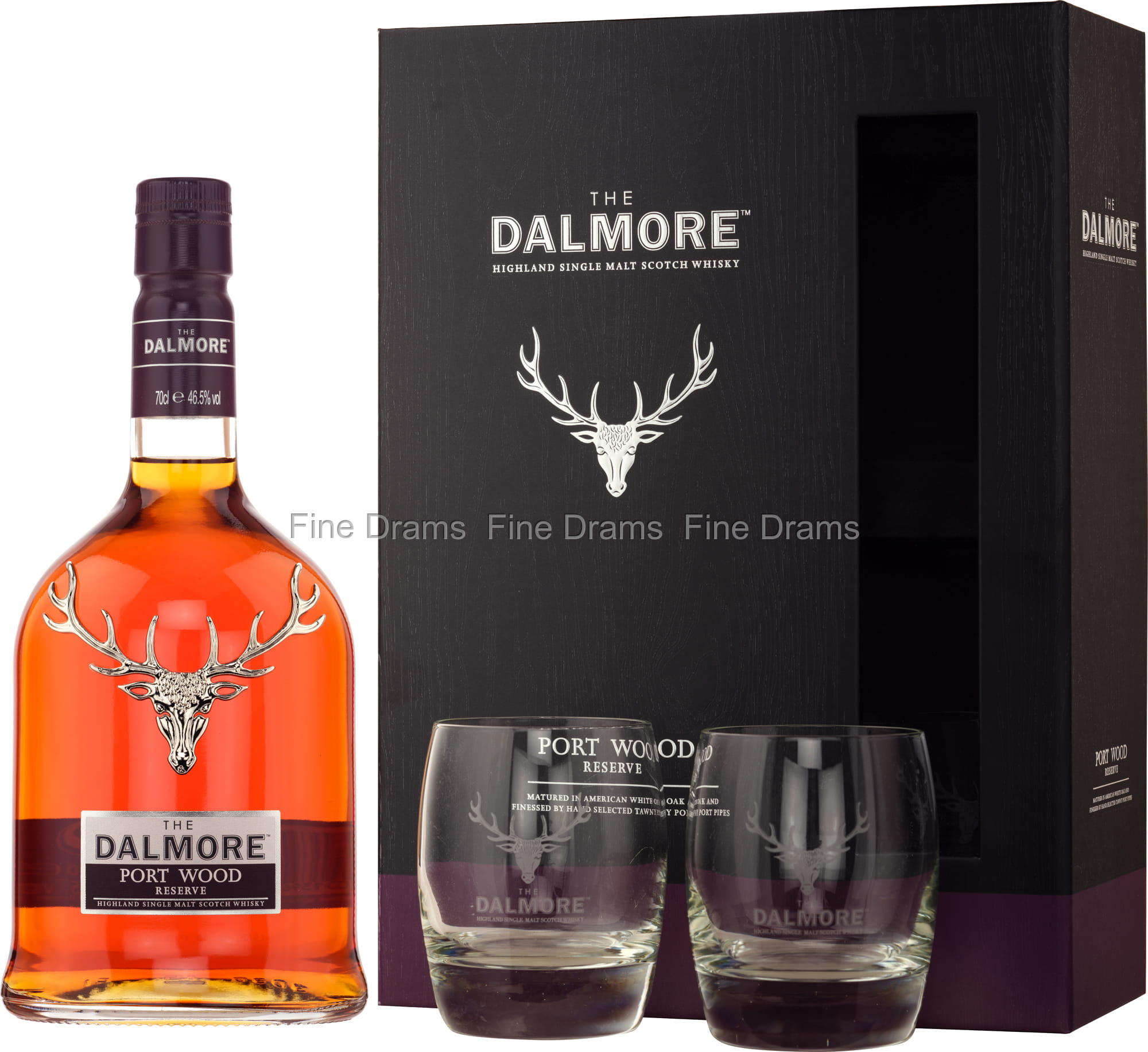 Dalmore Port Wood Reserve Whisky Gift Pack - 2 Glasses