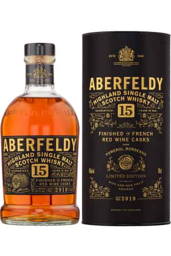 aberfeldy 15 red wine cask