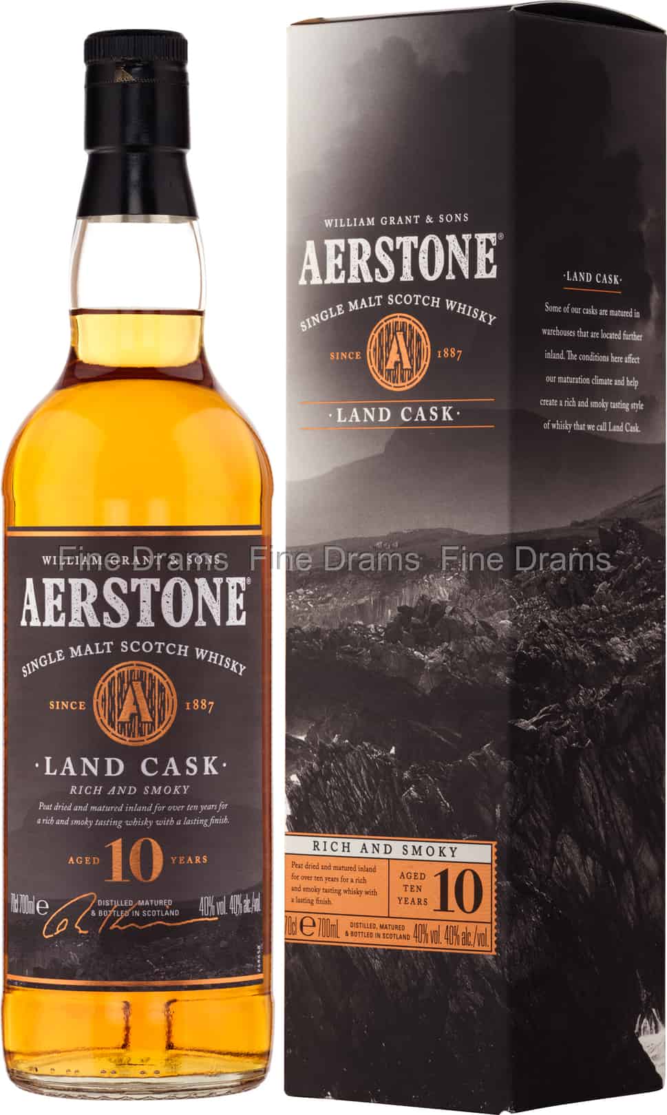 Aerstone 10 Year Old Land Cask Whisky