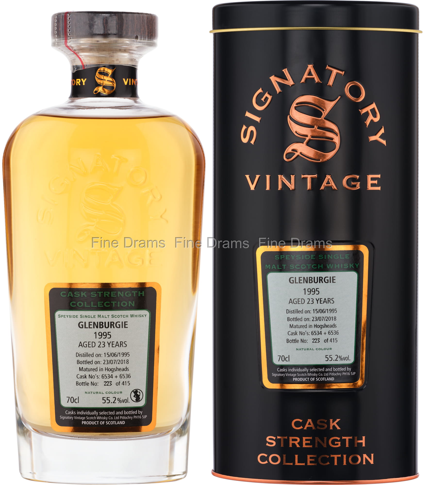 Glenburgie 23 Year Old 1995 (Cask #6534 & #6536) - Signatory Cask