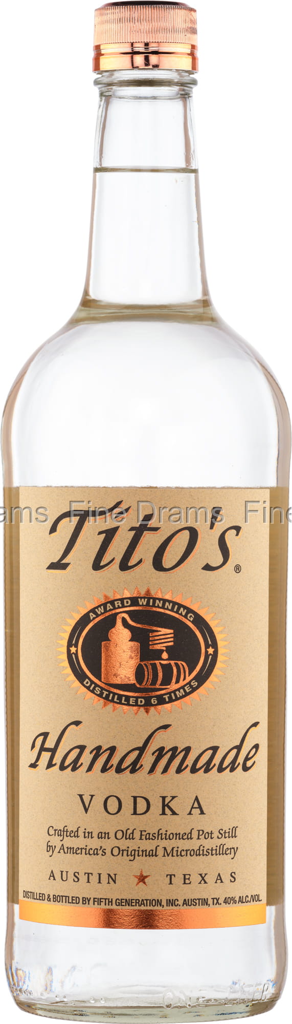 1 liter of tito's