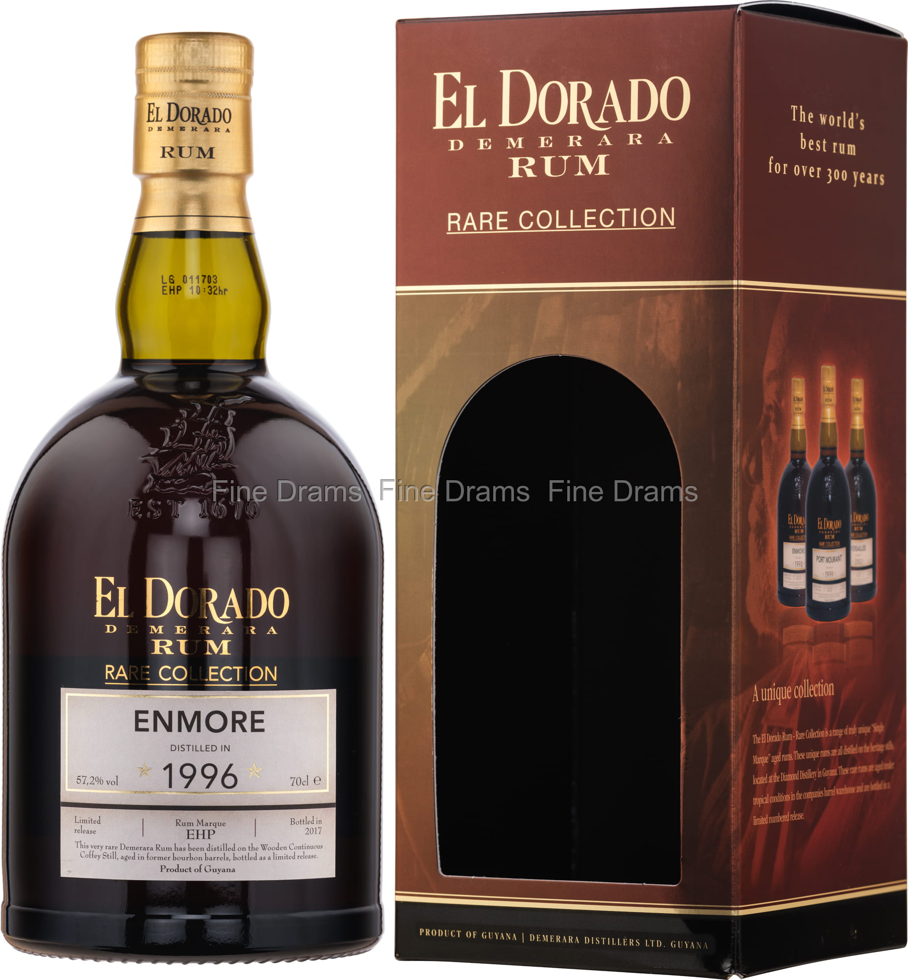 MOMENT El Dorado 176 訳あり El Dorado 1996 Enmore - Rare Collection Rum